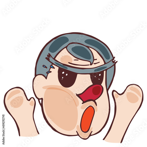 kid funny face