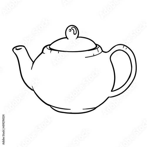 teapot drawing, coffee pot drawing, coffee pot illustration, ceramic drawing, coffee pot children's illustration, ceramic line art coffee pot, tea 