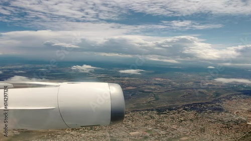 aircraft engine in flight UHD in portrait mode