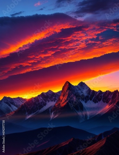 sunset in the mountains © Nuno