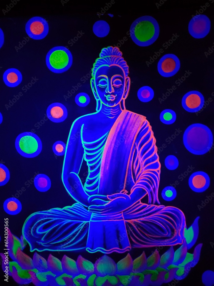 Buddha sitting in meditation