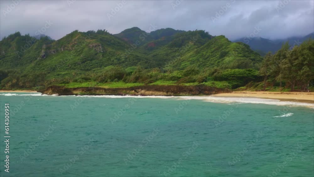 Slow Motion Drone Near Hawaii Shore Part 2 Slow Motion Drone Near Hawaii Shore Part 2