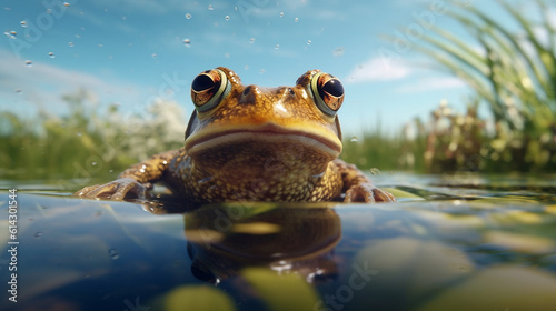 Frog in the pond Generative AI