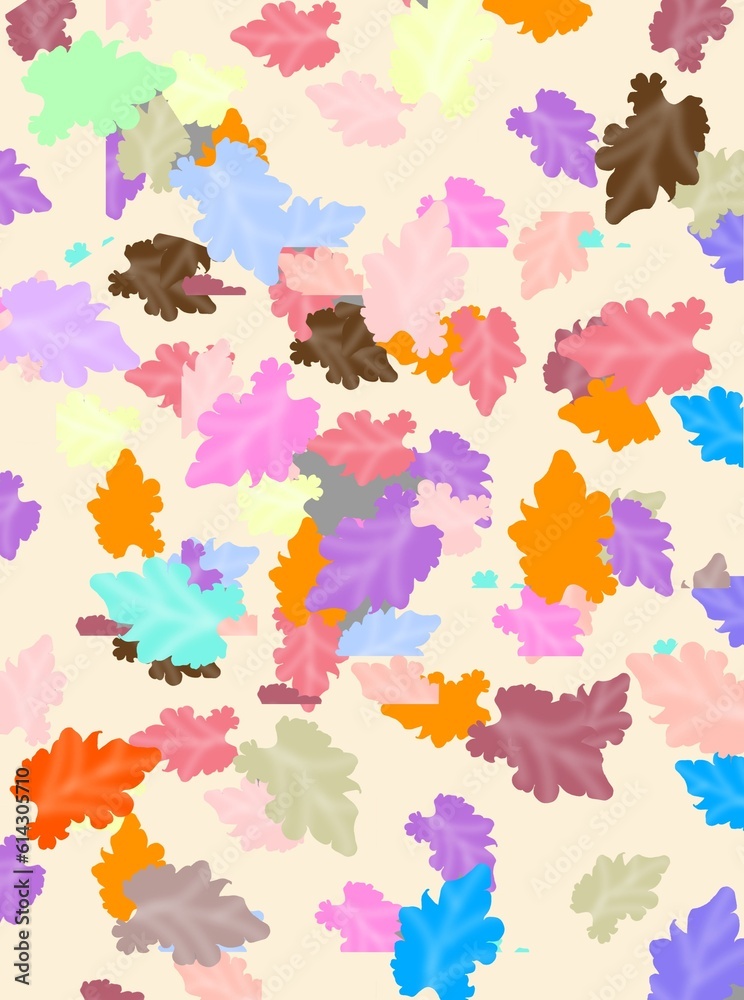 Obraz premium Abstract background of orange, purple, green colors