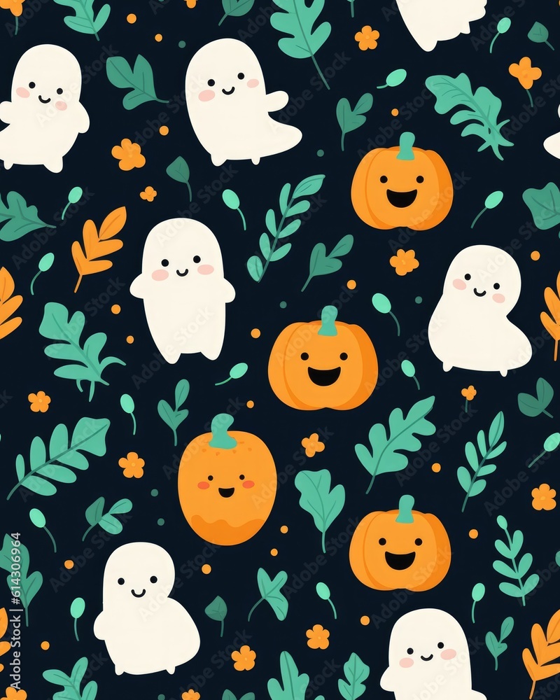 cute halloween pattern
