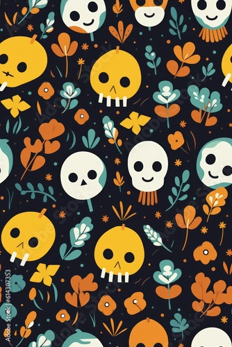 cute halloween pattern 