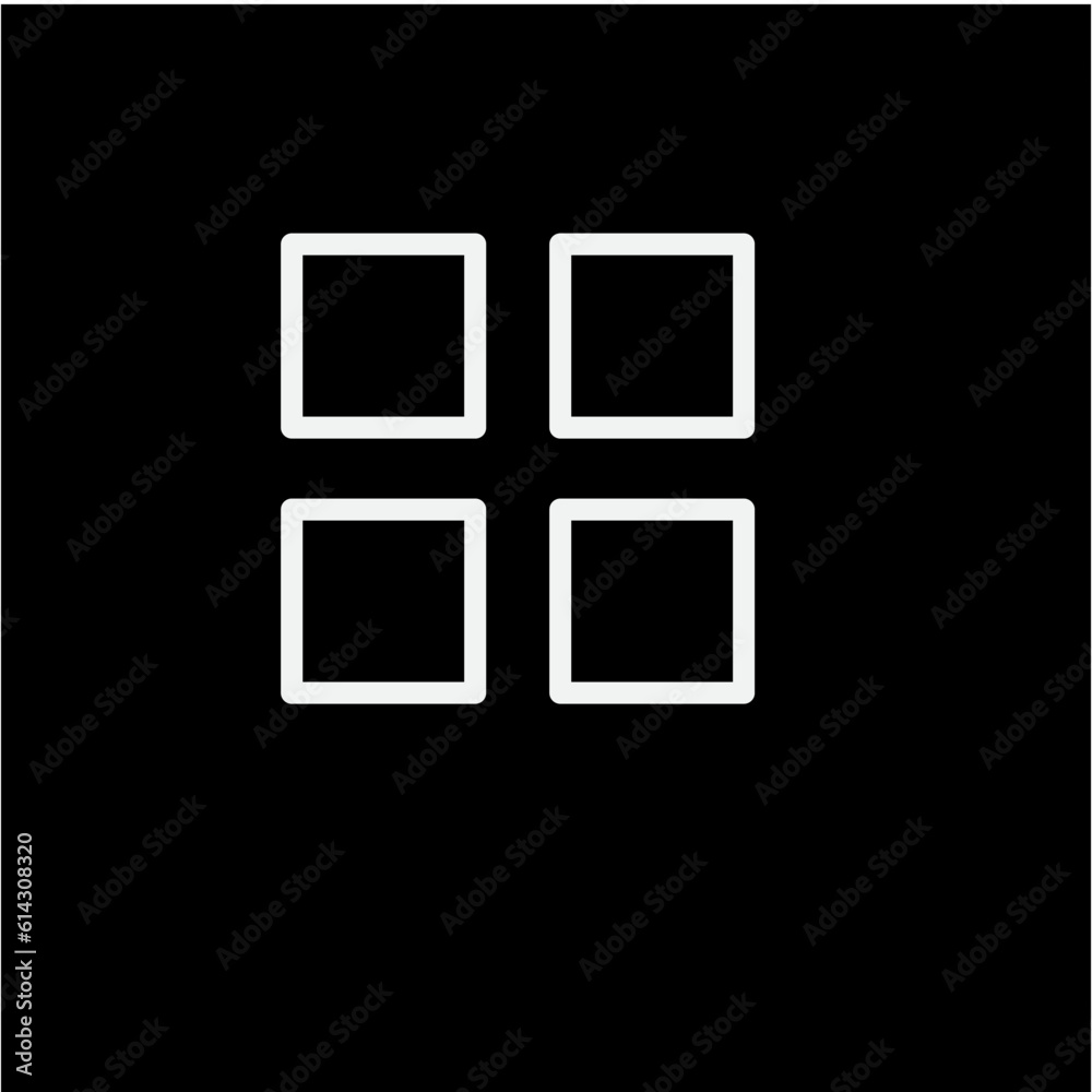 Square icon vector logo design template Square icon vector logo design template