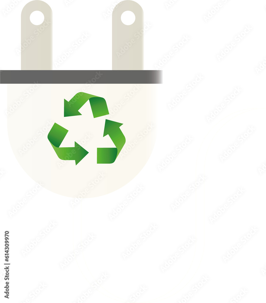 Eco plug vector Eco plug vector