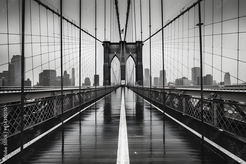 Fototapeta premium Brooklyn Bridge in New York City USA