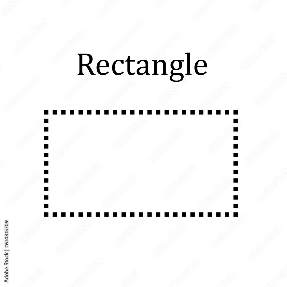 Rectangle icon vector logo design template