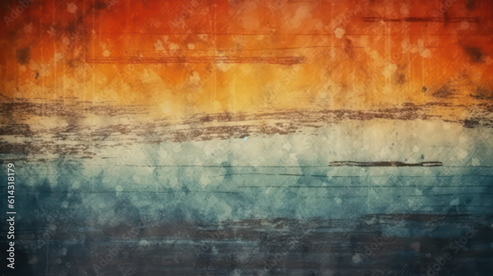  A background design with an abstract grunge style. The image features a mix of textures, colors, and shapes, creating a dynamic and artistic effect AI Generative