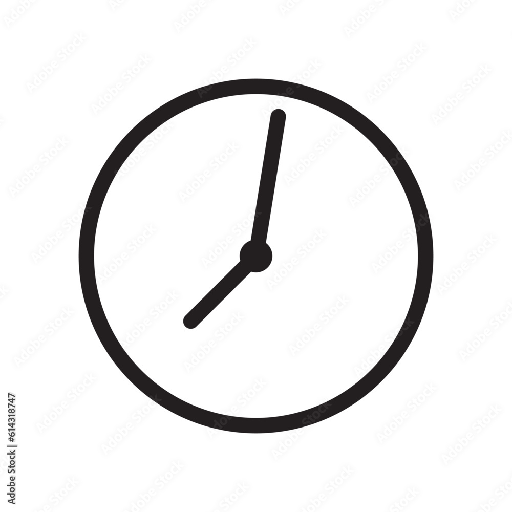 VECTOR CLOCK ICON WITH BLACK LINE STYLE. GREAT FOR OFFICIAL EVENT TIME SYMBOLS AND DESIGN COMPLEMENTS VECTOR CLOCK ICON WITH BLACK LINE STYLE. GREAT FOR OFFICIAL EVENT TIME SYMBOLS AND DESIGN COMPLEMENTS