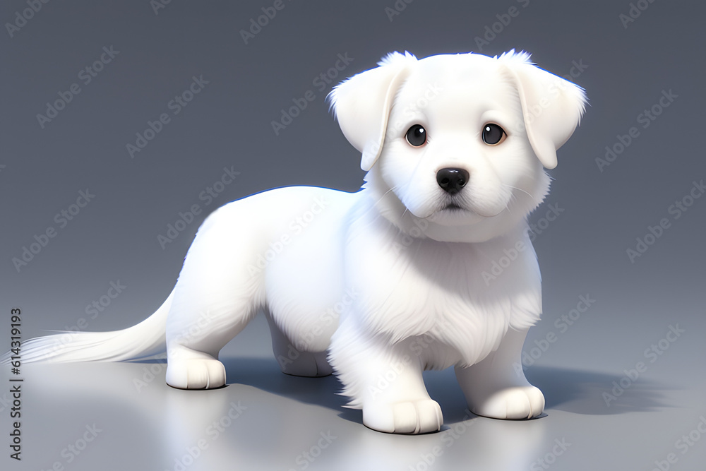 A cute little puppy. Generative AI