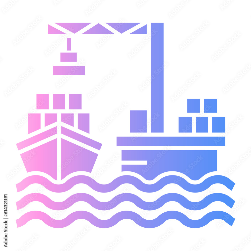Fototapeta premium ship icon