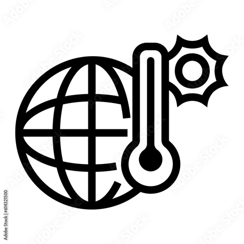global warming icon