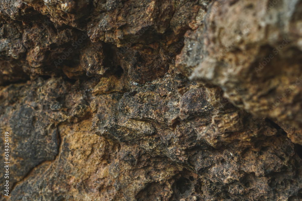 close up of a rock