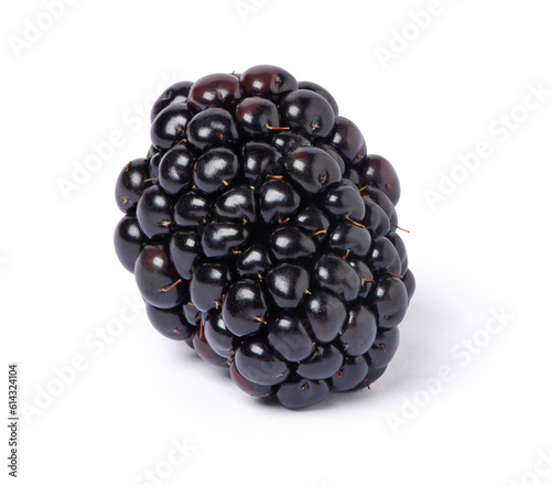blackberry on white