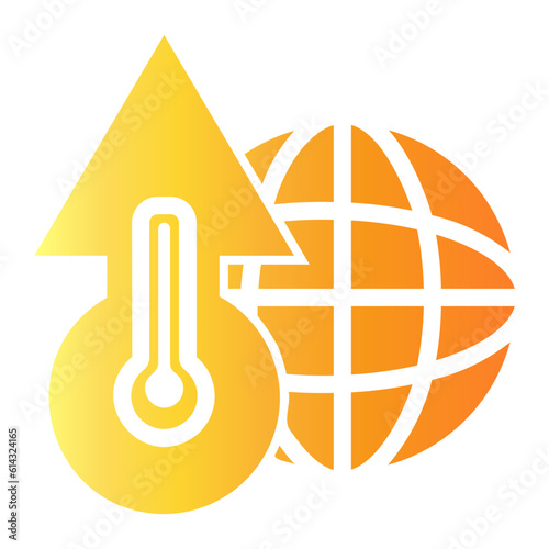 global warming icon