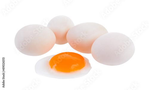 Duck eggs on transparent png