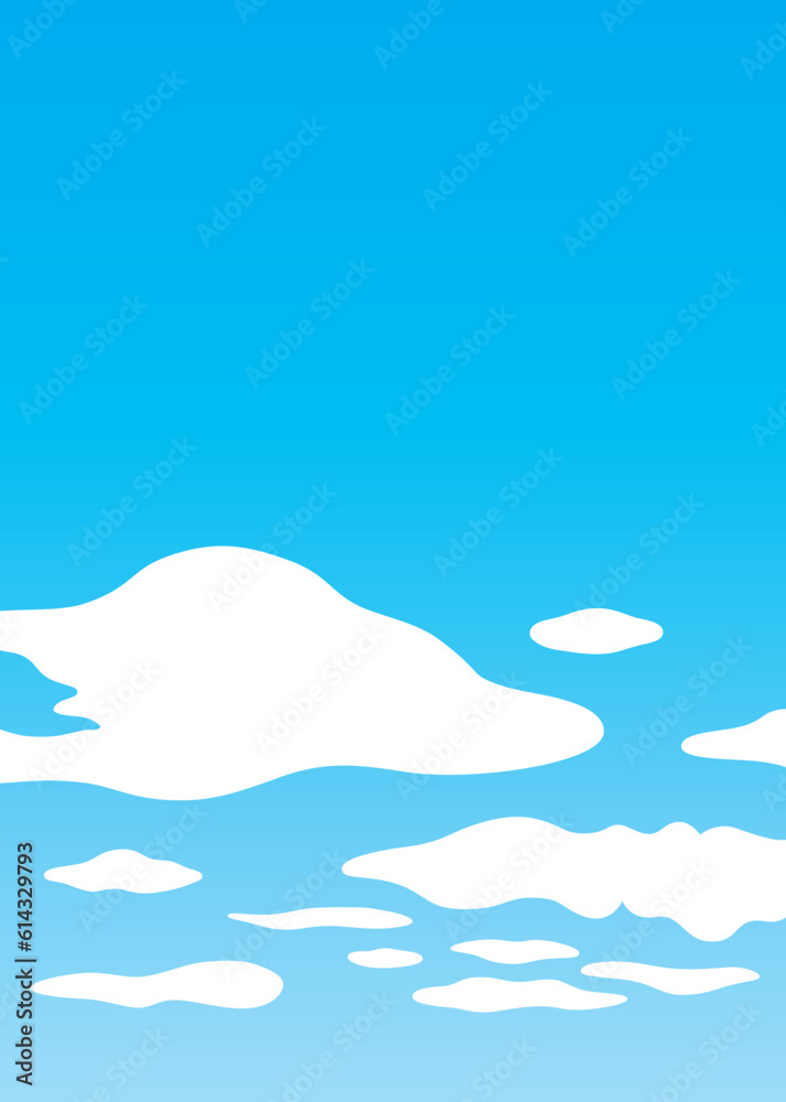 素材_背景_青空_縦 素材_背景_青空_縦