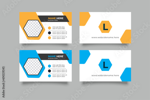 creative corporate minimal modern business card template