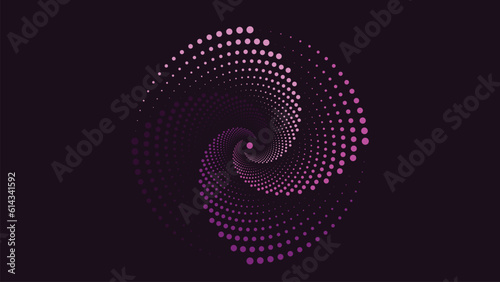 abstract background with spiral mandala in two color pink shade and tone bacground