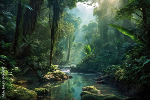 Tropical jungles of Southeast Asia