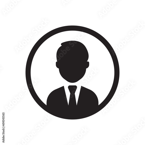 Male, men profile Icon design