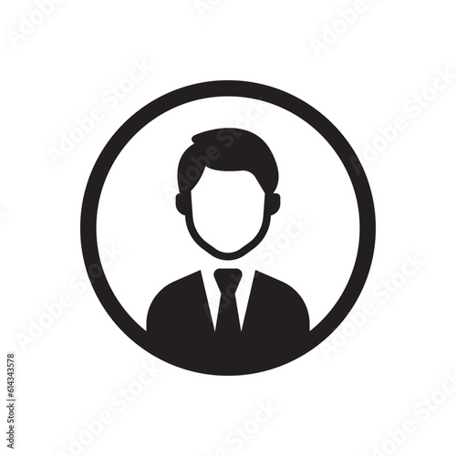 Male, men profile Icon design