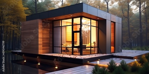Tiny house with amazing des...