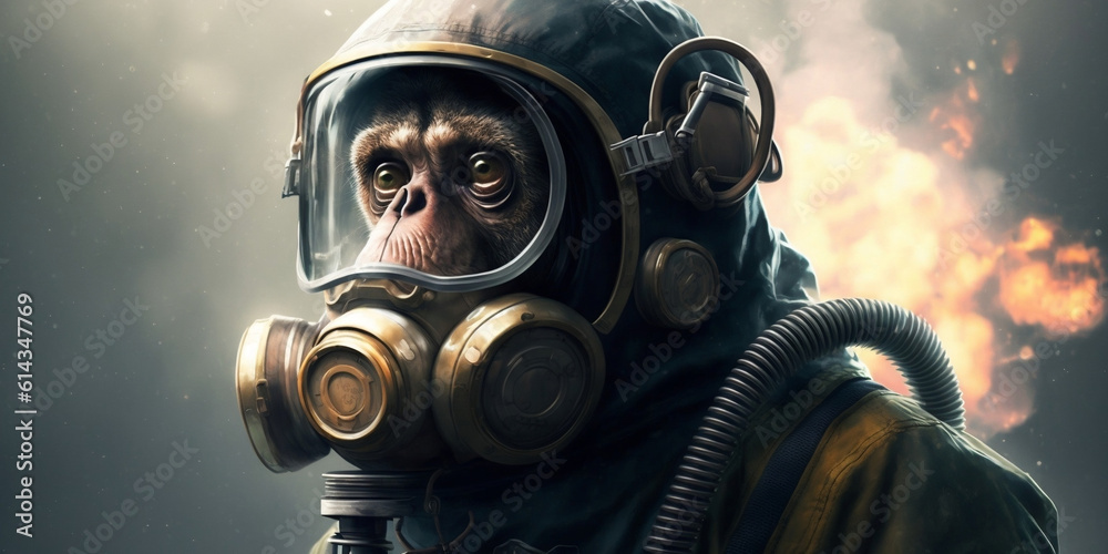 Planet of the apes nuclear disasterю Generative AI Planet of the apes nuclear disasterю Generative AI