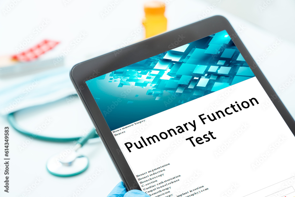 Pulmonary function test medical procedures a procedure that measures 