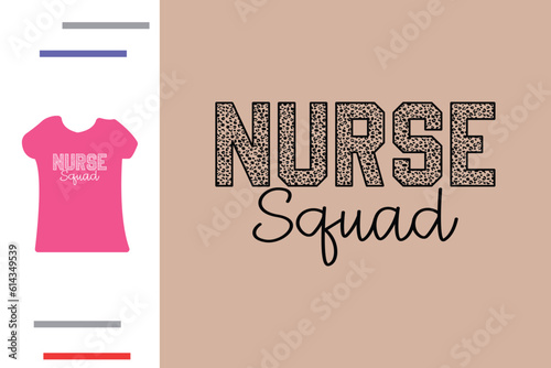 Nurse squad t shirt design