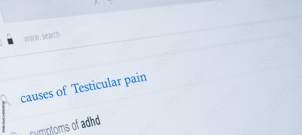 Testicular pain