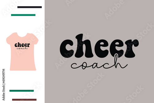 cheer coach t shirt design