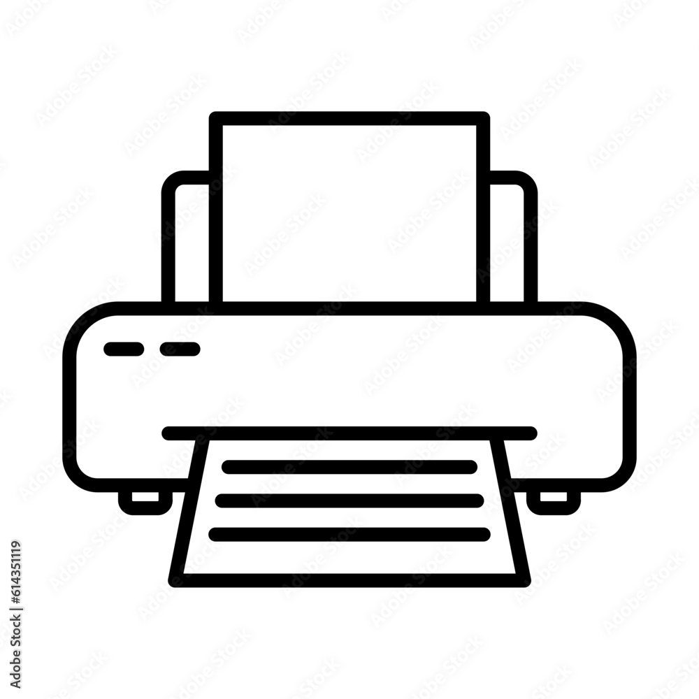 Printer Icon Logo Design Vector Template Illustration Sign And Symbol Pixels Perfect Printer Icon Logo Design Vector Template Illustration Sign And Symbol Pixels Perfect