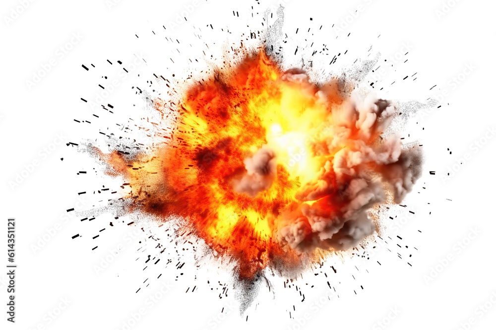 fire ball boom isolated fire ball boom isolated