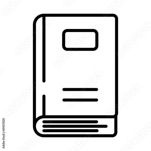 Book Icon Logo Design Vector Template Illustration Sign And Symbol Pixels Perfect