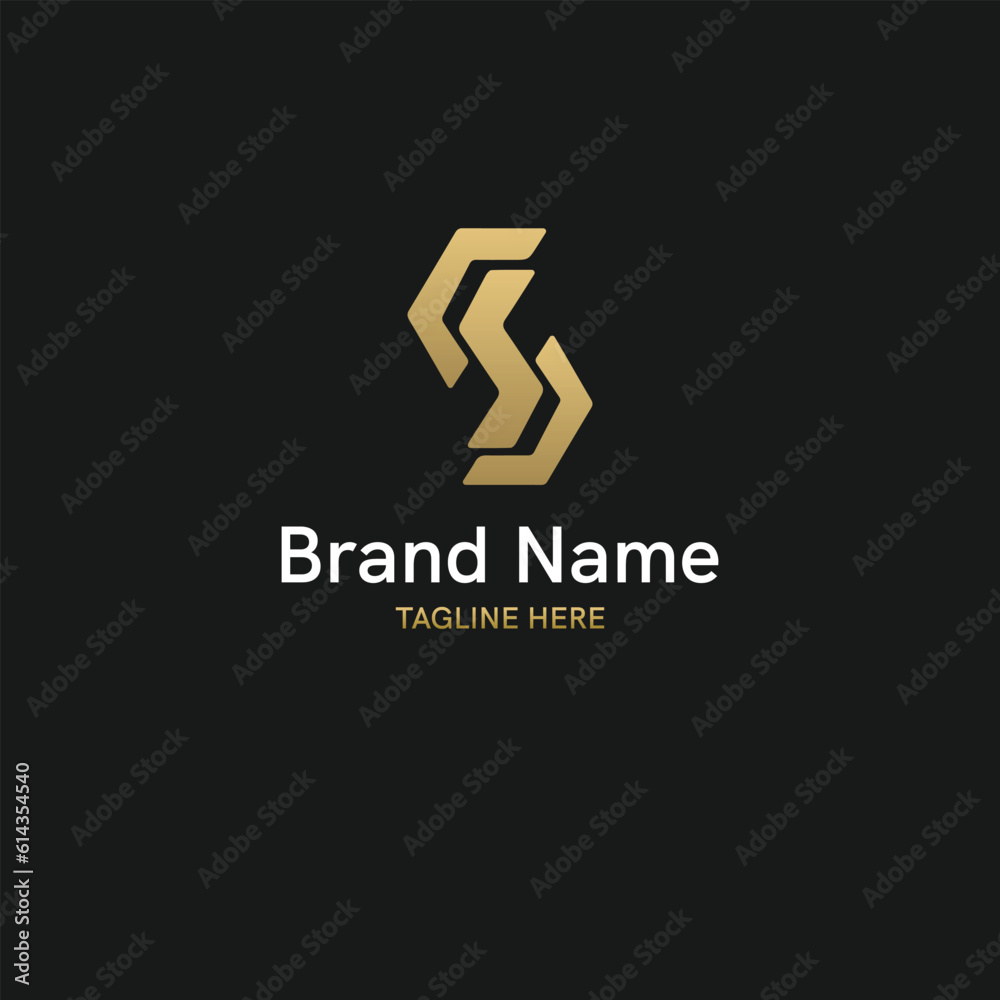Creative Initial Logo Concepts with letter S Creative Initial Logo Concepts with letter S