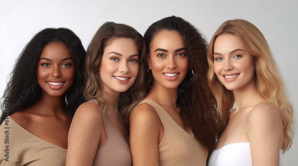 Empowered Women Embracing Individuality. Generative AI Empowered Women Embracing Individuality. Generative AI