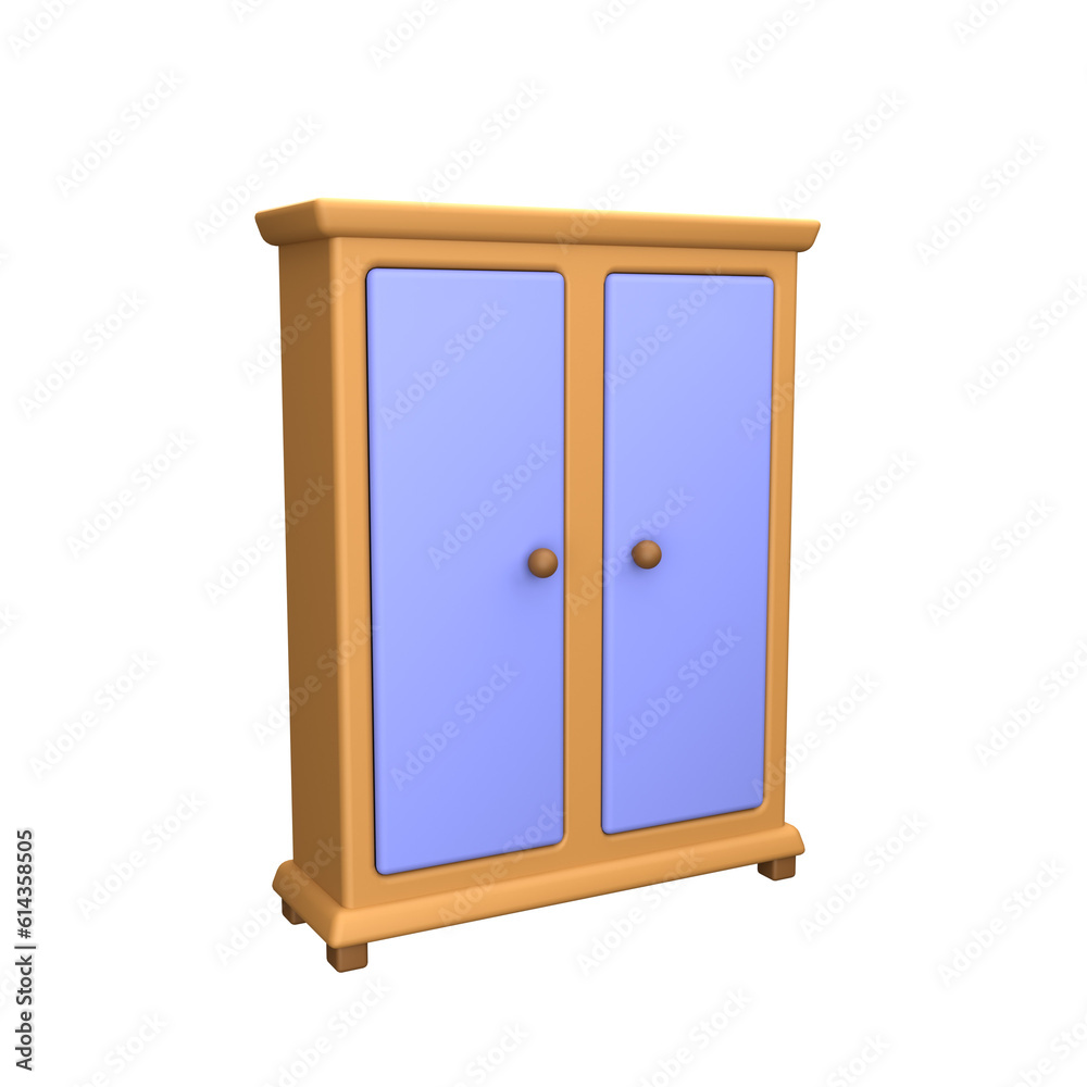 3d icon rendered cupboard object 3d icon rendered cupboard object