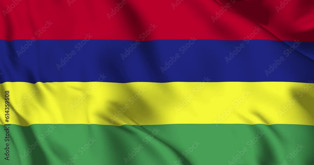 Mauritius flag. Mauritius flag background. 4k 60fps Mauritius flag. Mauritius flag background. 4k 60fps