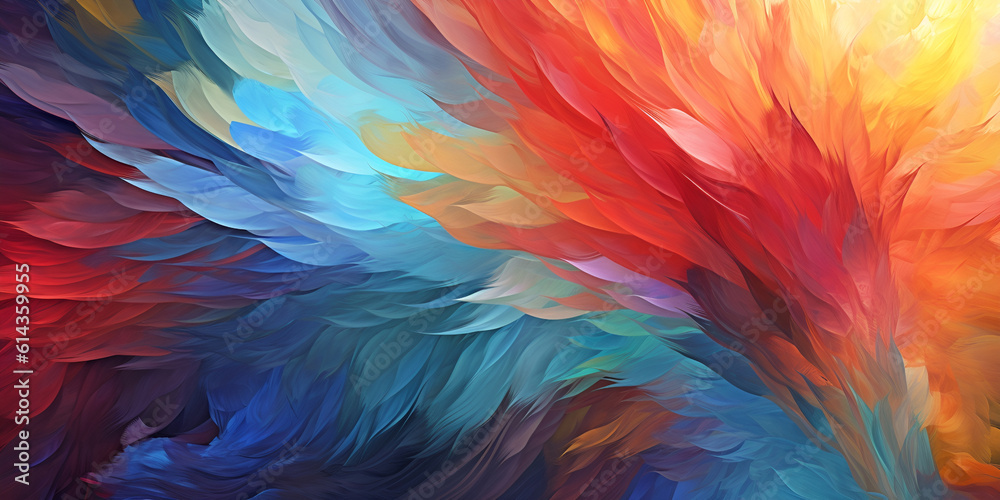 Abstract color flow background, generative Ai Abstract color flow background, generative Ai