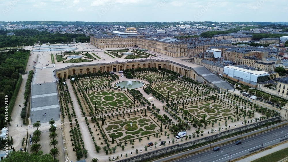 Drone Photo Chateau de Versailles France europe