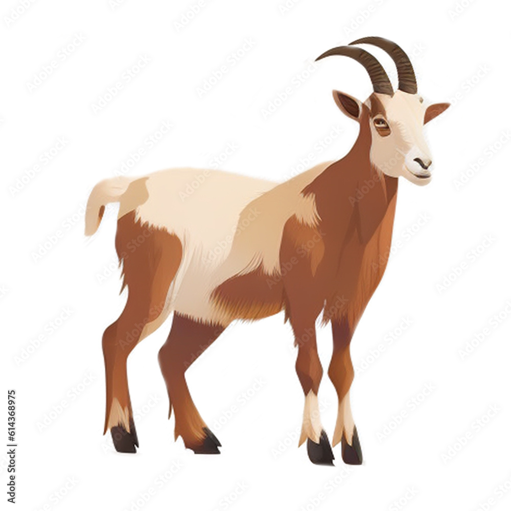 goat animal cartoon element
