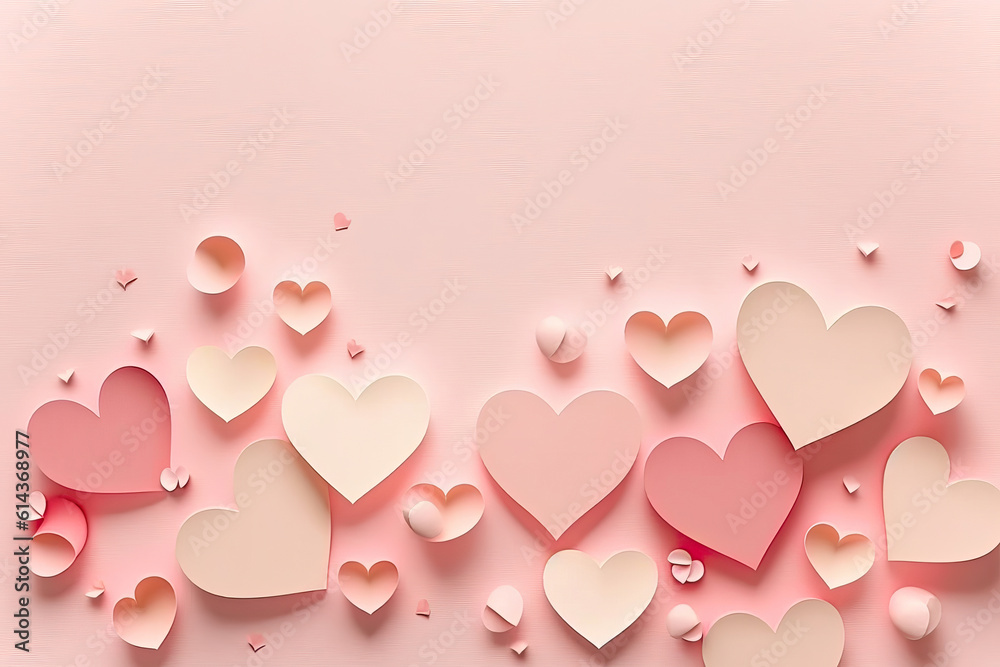 pink hearts background,pastel pink little hearts on pastel pink background center ,pink hearts on a pink background