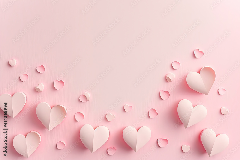 pink hearts background,pastel pink little hearts on pastel pink background center ,pink hearts on a pink background