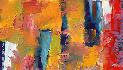 Color texture. Abstract art background. Modern, contemporary art. Colorful canvas. Wall decor background. Generative ai