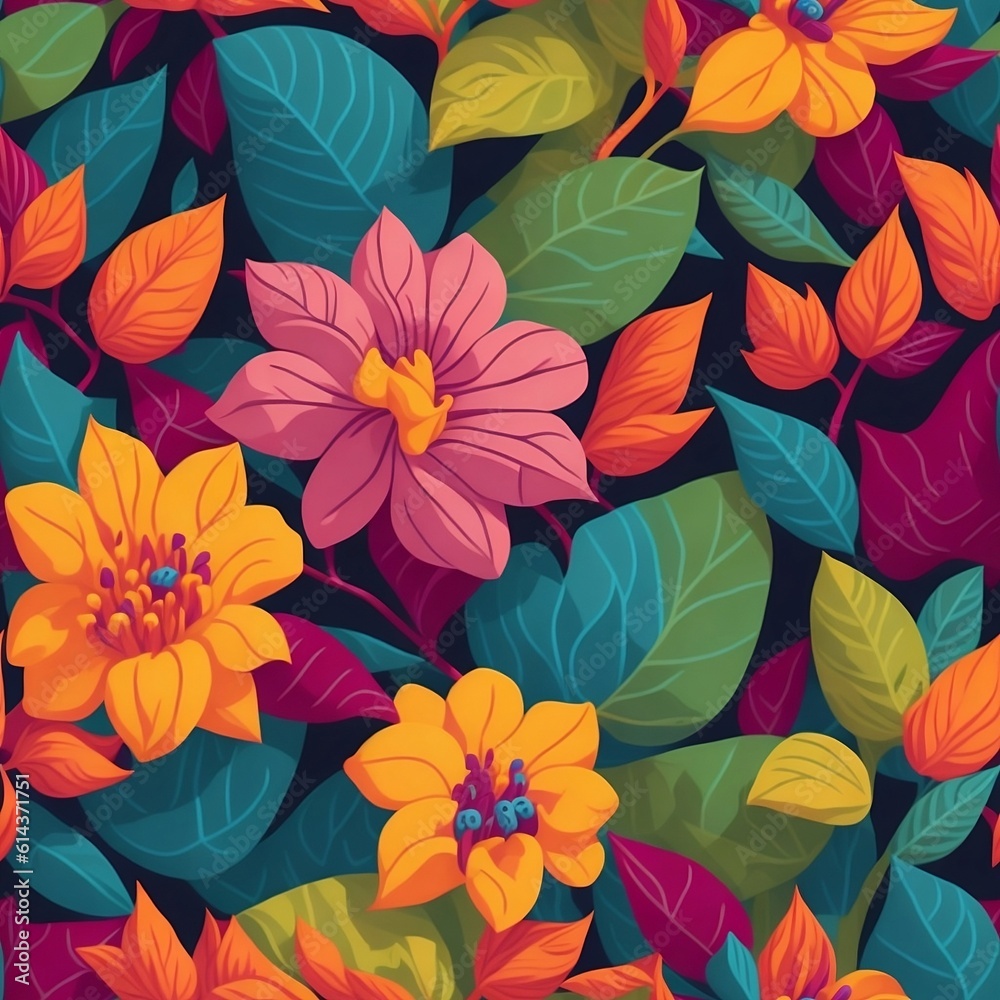 seamless floral pattern seamless floral pattern