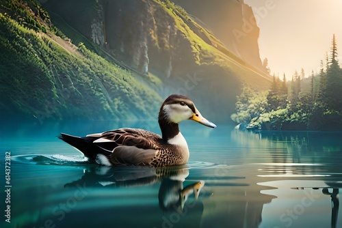 Duck on the water, Generative ai 